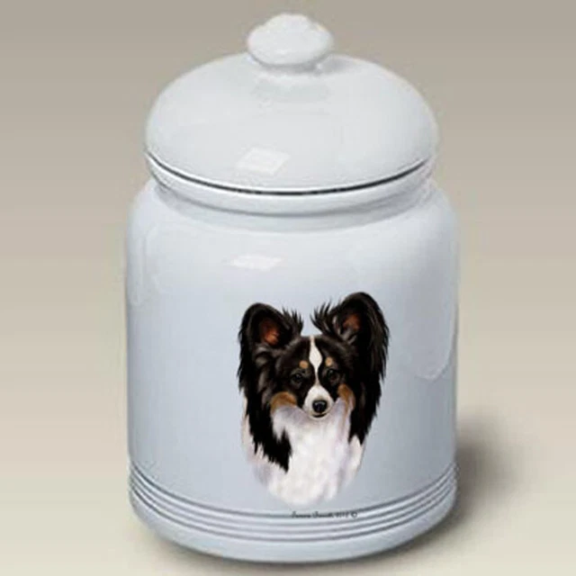 Tri Papillon Ceramic Treat Jar TB 34320