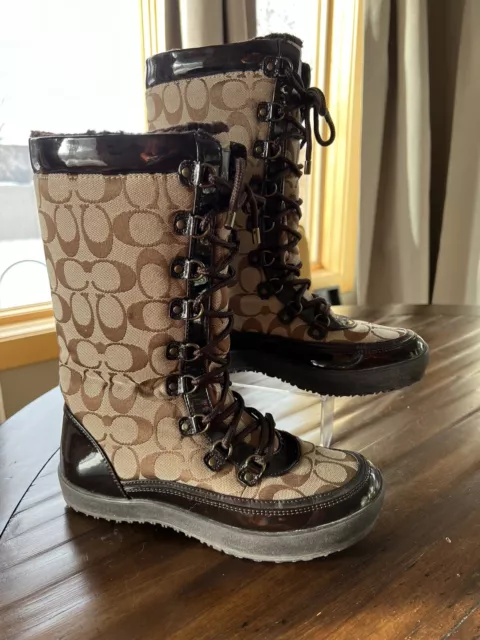 Coach peggy boots sale
