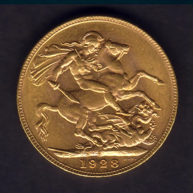 Australia..  1928 Perth - Sovereign.. Full Lustre - aU/UNC..