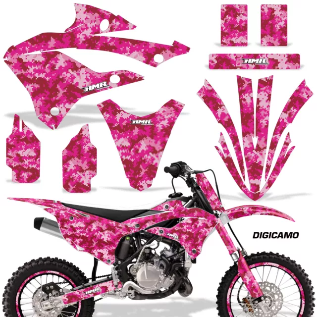 Dirt Bike Adesivi Grafiche Adesivo W# Per Kawasaki KX85 & KX112- 22 -a DCamo PNK