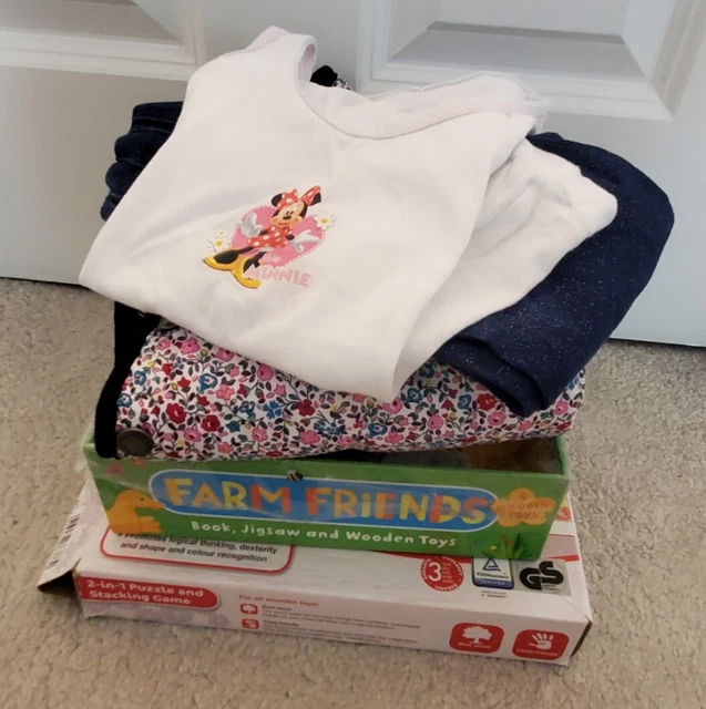 Girls Clothes Bundle Age 2-3 Years Jojo Maman Bebe Baby Gap Disney Farm Friends