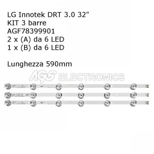 BARRE LED TV LG 43LH51 EUR 29,00 - IT