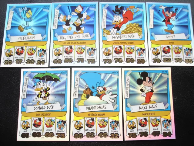 Topps Disney DUCK STARS Sammelkartenspiel Entenhausen - LIMITIERTE AUFLAGEN