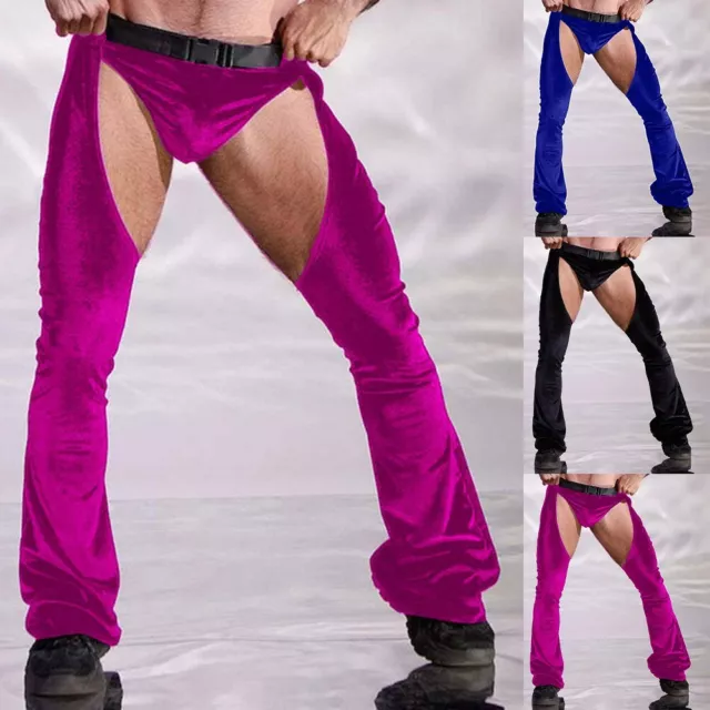 BRAND NEW WETLOOK Pants Underwear With Thongs Ass-less Daily Nightclub Wear  £26.63 - PicClick UK