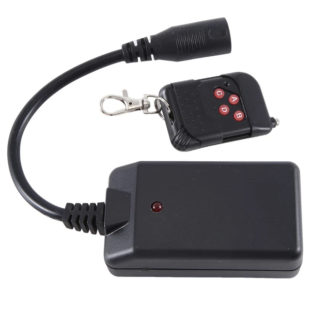 Récepteur Télécommande PRATYAHARA Pour Machine à Brouillard - XLR 3 Broches - Portable 400W - Contrôle DJ 10m