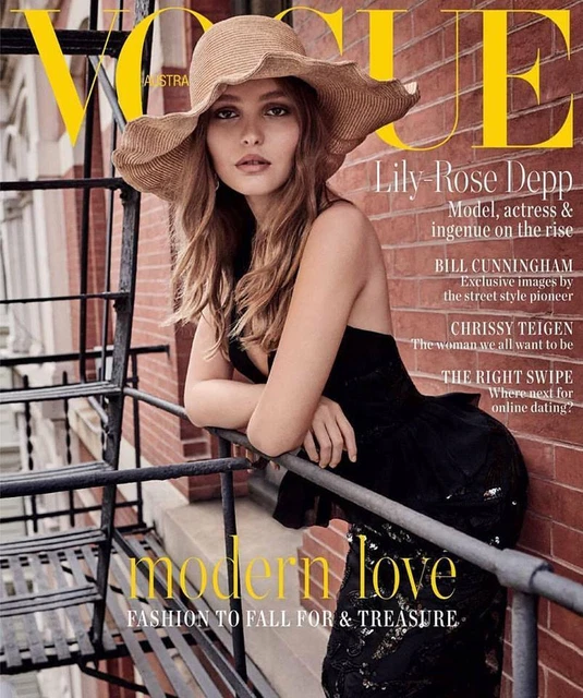 VOGUE UK DECEMBER 2016 LILY-ROSE DEPP by BRUCE WEBER Rianne Van