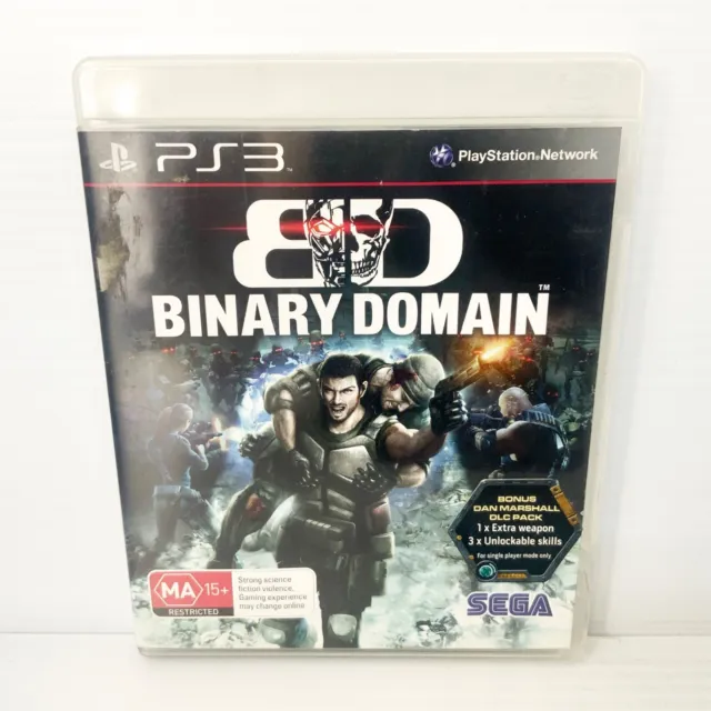 Binary Domain + Manual - PS3 - Tested & Working - Free Postage