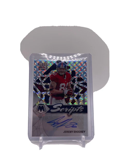 jeremy shockey ny giants autographed Card