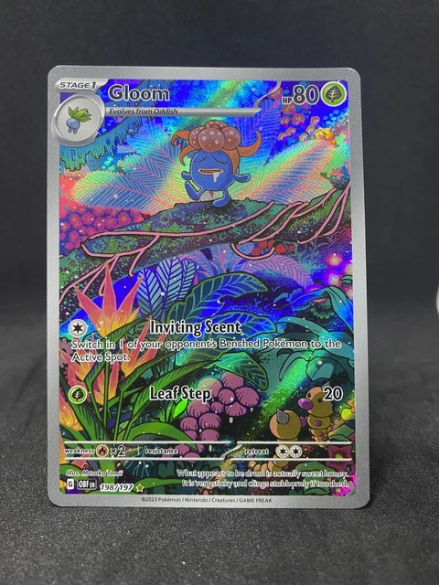 gloom pokemon card full art - (27/90) RarityCommon Hit Points80 HP Colorless Inviting Scent Switch in 1 of your opponents Benched Pokmon to the Active Spot. Pokemon Card Display Case for