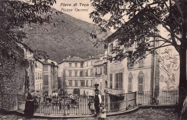 Cartolina Di Pieve Di Teco Imperia - Piazza Carenzi - Vg