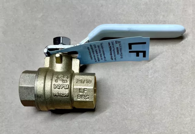 Apollo Valves 94ALF-103-01A 1/2" Npt Brass Ball Valve Inline