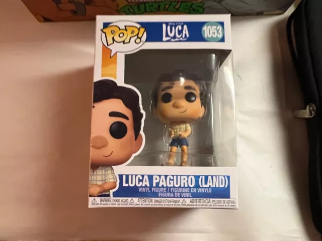 Funko Pop Disney Pixar Luca Paguro (Sea Monster) #1055 box damage Italy