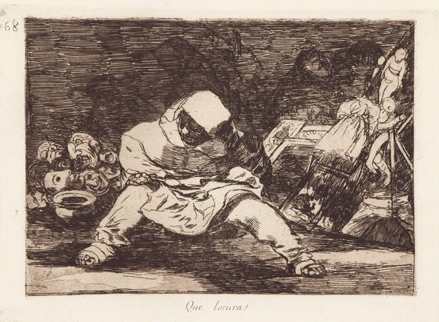 Gravure Originale Goya, 'Désastres De La Guerre' Planche 57, 4ème édition 1906