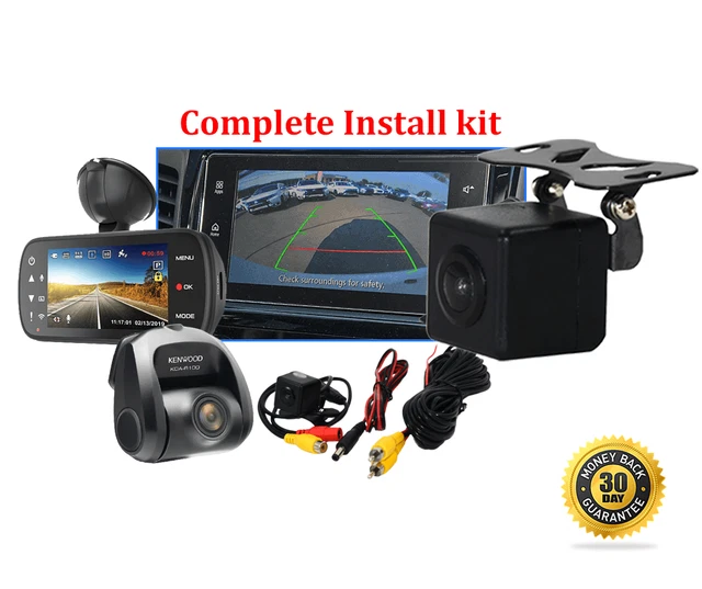 Dash Cam DRV-A501W Reverse Camera NTSC Kit for Mitsubishi Pajero Sport 2015-2019
