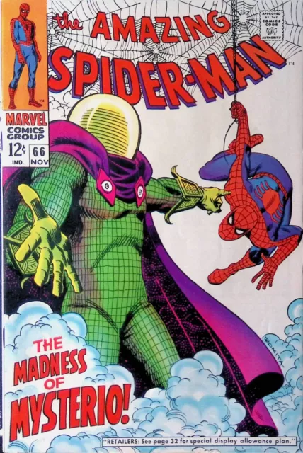 Amazing Spider-Man #66 (vol 1), Nov 1968 - FN - Marvel Comics