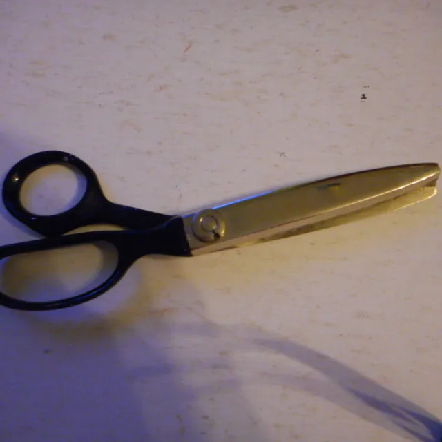 Vintage Wiss CB-7 Pinking Shears Sewing Craft Scissors 7-1/2" USA Made