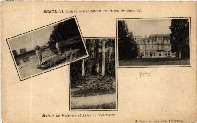 CPA BRETEUIL - Fondation de Pillon (478296)