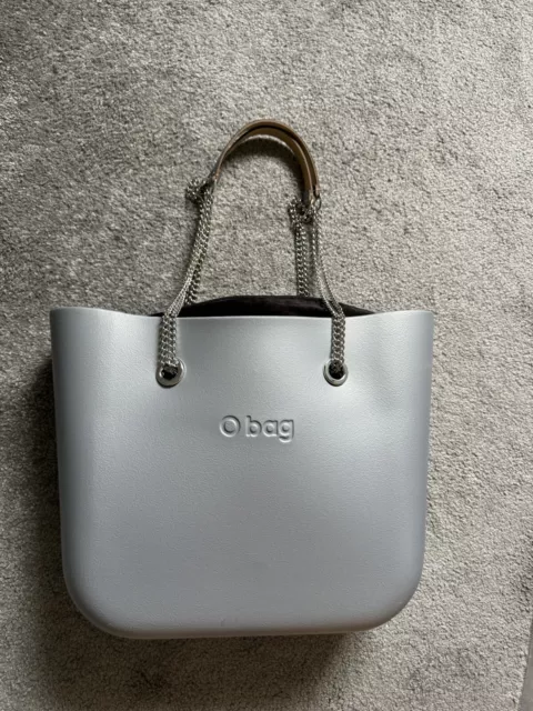 Orig. O-Bag / Obag Tasche grau mit schwarz Mod. Classic *NEU*