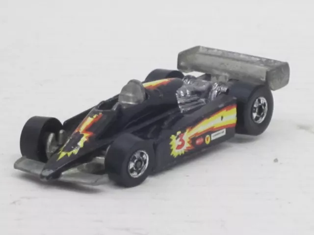 Indycar Rennwagen Nr.3 in schwarz + Dekorstreifen, ohne OVP, Hot Wheels, 1:64