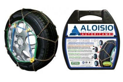Cora CATENE DA NEVE CORA GRIP TECH AUTO 145/80-12 155/70-12 GR02 *Spedizione Inclusa* 