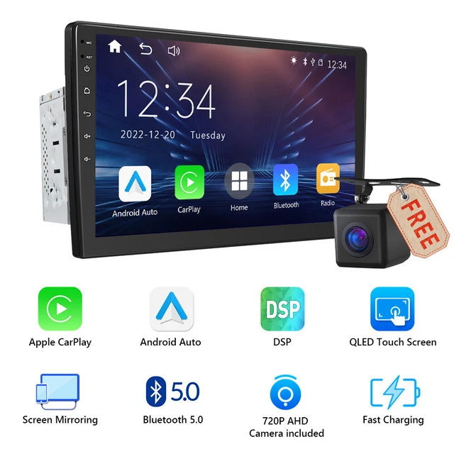 Eonon X20 Plus 10.1" Double 2Din Car Stereo Radio Wireless CarPlay Android Auto
