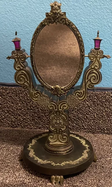 Disney Parks Haunted Mansion Mirror Vanity Stand Master Gracey 45th Home Decor