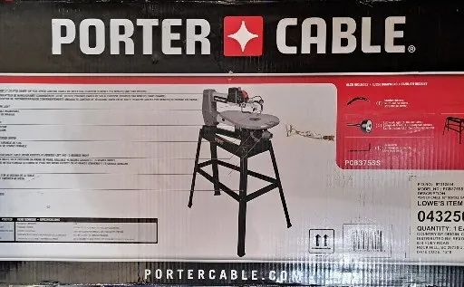 BRAND NEW Porter Cable 1.6 Amp 18in Variable Speed Scroll Saw Model PCB375SS