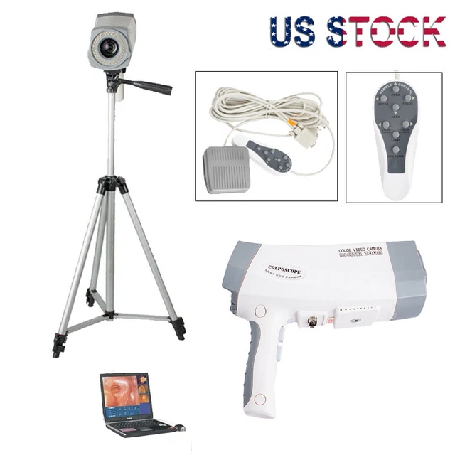 800,000 pixels Video Electronic Colposcope Gynecology EndoVaginal&Tripod Medical