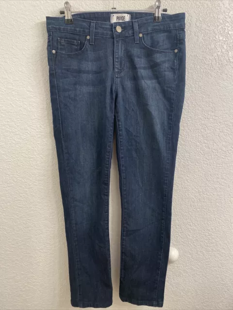 Paige Womens Blue Jeans Peg Skinny Size 29