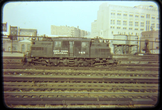 Original Railroad Slide OSLD New York Central NYC 145 Bronx NY from the 1950s'