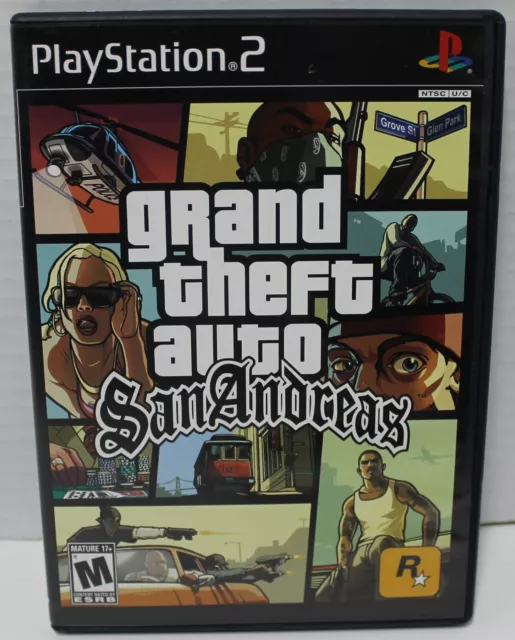 Gta Sa - Grand Theft Auto San Andreas Ps2 - Original, Jogo de Videogame  Playstation-2 Usado 39808621