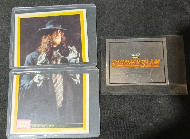 WWF Merlin 1993 ... Undertaker And Summer Slam Card.. #31 #32 #149