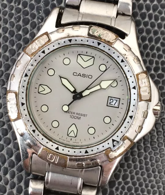 Casio quartz water deals resist 100m
