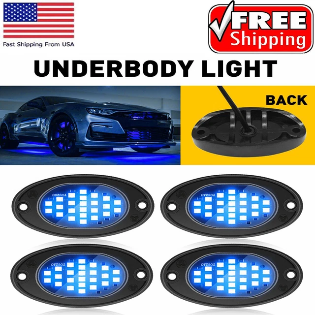 10 X Feux LED Cubes 4 Pouces - Barres De Travail Antibrouillard Pour 4x4, SUV, UTV - 20000 Lumens