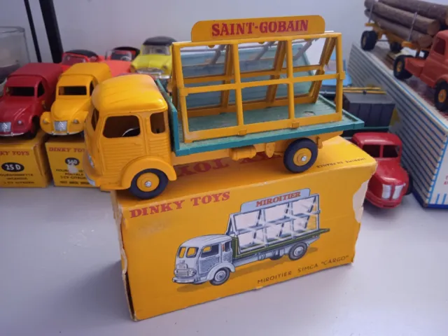 Dinky Toys France Réf 33 C Simca Cargo Miroitier Saint Gobain En Boîte