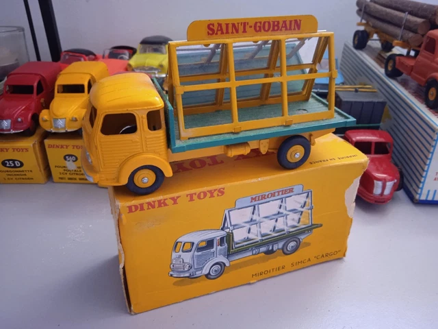 Dinky Toys France Réf 33 C Simca Cargo Miroitier Saint Gobain En Boîte