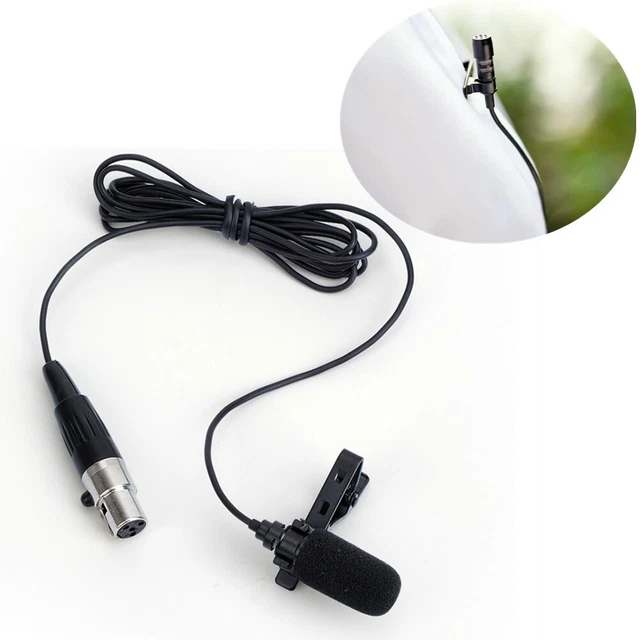 Micro-Casque Shure Compatible - Micro XLR Sur Oreille, Connecteur TA4F, Parfait Pour Émetteur Sans Fil Shure - 2