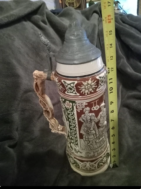 german beer steins vintage lidded