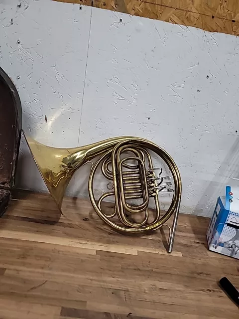 Vintage Pan American French Horn made by in Elkhart