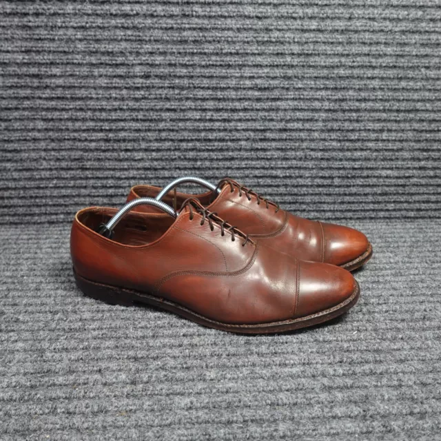 Allen Edmonds Shoes Mens 12 B Brown Park Avenue Leather Cap Toe Oxford Dress