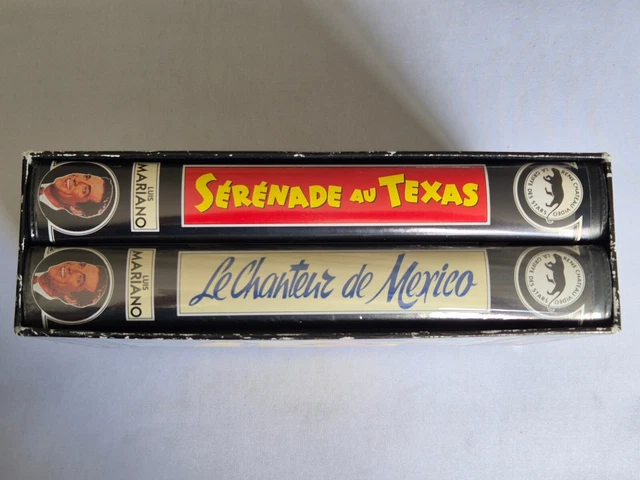 BOX 2 VHS René Chateau Luis Mariano Serenade in Texas The Singer from ...