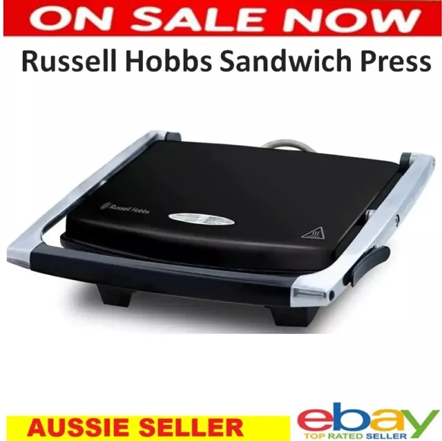 4 Slice Sandwich Press Jaffle Toastie Maker Non Stick Plate Iron Grill Kitchen