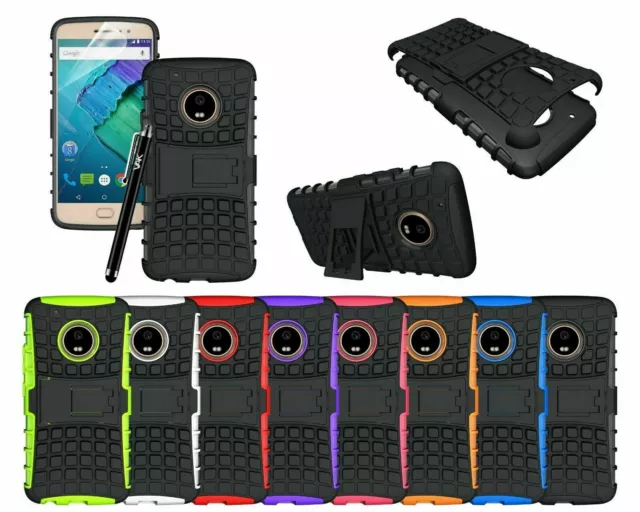 Motorola Moto G5, G5 Plus, C Phone Case Heavy Duty Shockproof Cover for Motorola