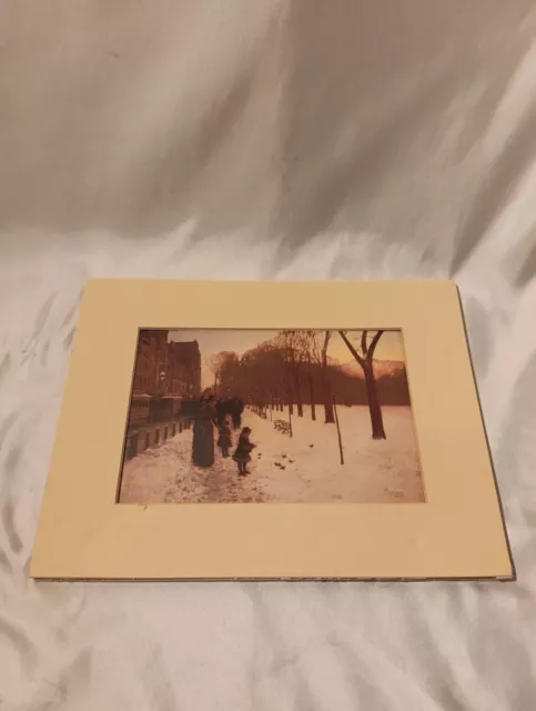 Boston Common at Twilight, 1885-86 Art Print by Childe Hassam 6" X 9"