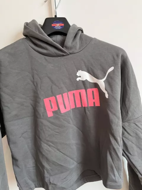 New puma cropped hoodie Age 13/14 Girls 