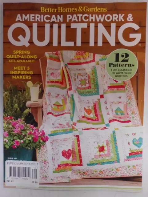 American Patchwork & Quilting Magazin April 2024 12 Muster Frühling quilt-along