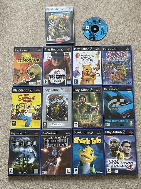 ps2 playstation 2 games bundle 14 games