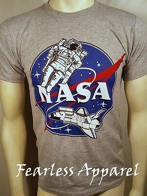 NASA Spazio Passeggiata Patriottici USA Astronauta Shuttle T Shirt S M L XL 2XL