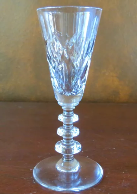 Libbey Rock Sharpe Ridgeway #1002 Stem Crystal 5 ¼” Sherry Glass/Goblet(s)