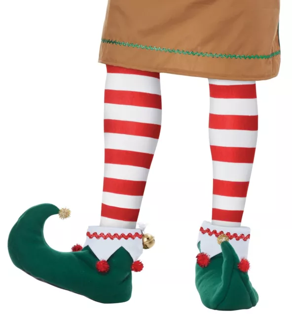 Stivali Elf Babbo Natale Helper Chirsmas Adulto Donna Uomo Costume Verde